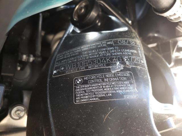 2019 BMW K1600 B WB10F5304KZG17729