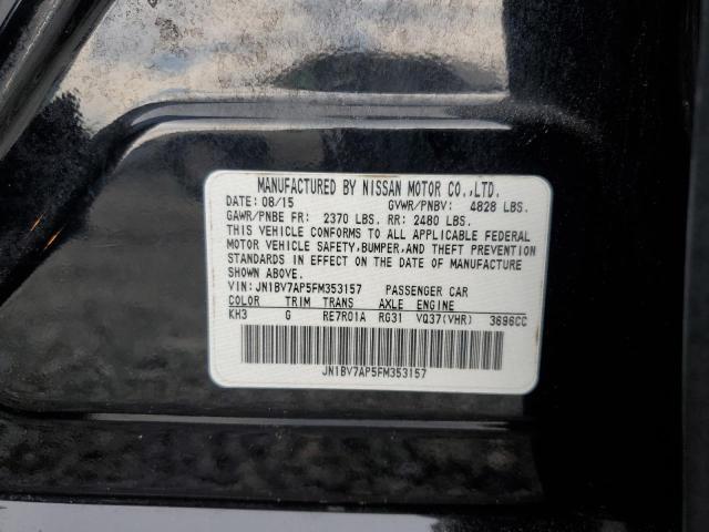 2015 INFINITI Q50 BASE JN1BV7AP5FM353157