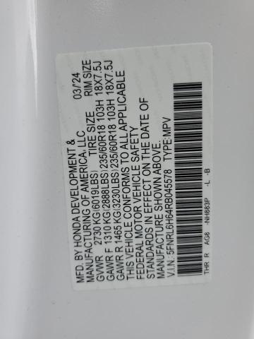 2024 HONDA ODYSSEY EX 5FNRL6H64RB045578