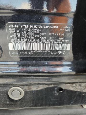 2019 MITSUBISHI OUTLANDER SPORT ES JA4AP3AU2KU009596