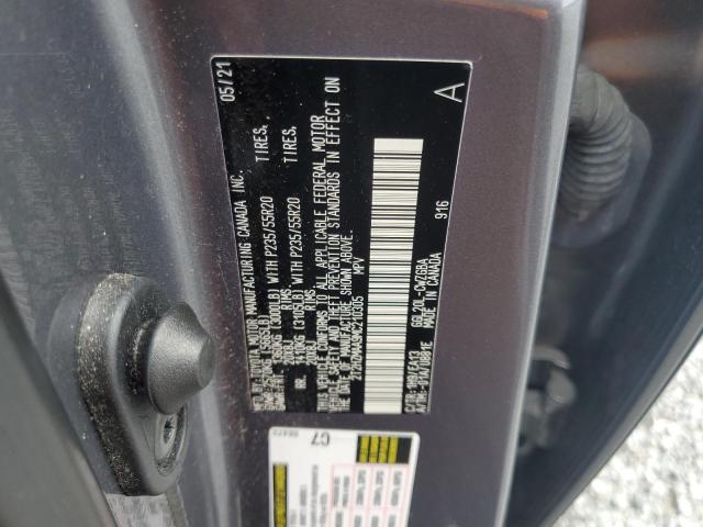 2021 LEXUS RX 350 2T2HZMAA9MC210305