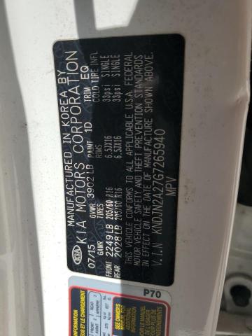 2016 KIA SOUL KNDJN2A27G7265940