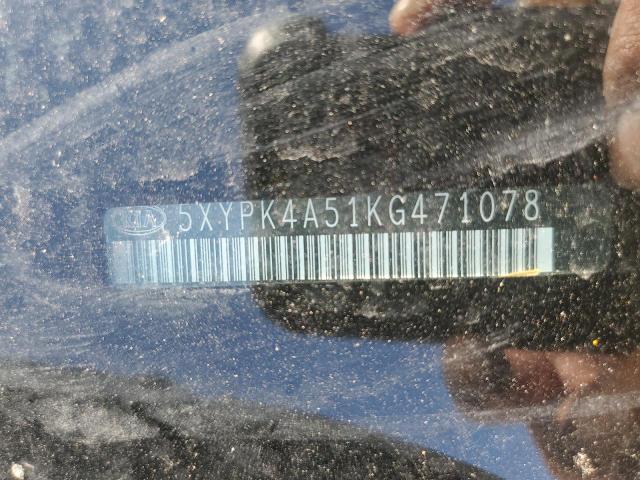 2019 KIA SORENTO SX 5XYPK4A51KG471078