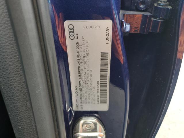 2016 AUDI A3 PREMIUM WAUA7GFF1G1037709