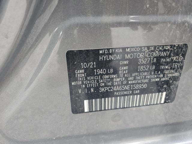 2022 HYUNDAI ACCENT SE - 3KPC24A65NE158950