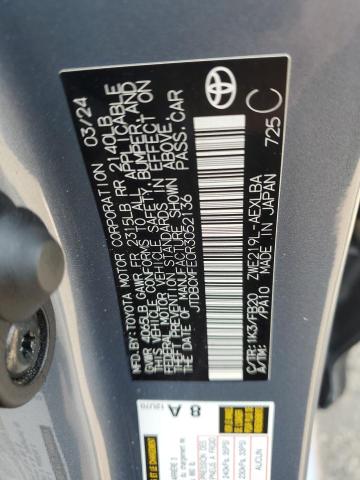 2024 TOYOTA COROLLA LE JTDBCMFE0R3052136
