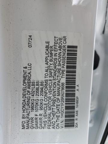2024 HONDA ACCORD LX - 1HGCY1F25RA078688