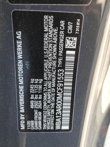 2021 BMW M440XI WBA13AR00MCF91553