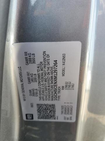 2021 CHEVROLET COLORADO LT 1GCHSCENXM1297264