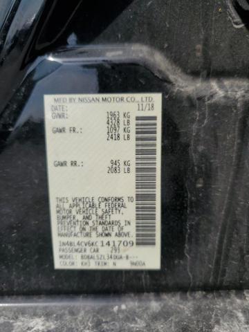 2019 NISSAN ALTIMA SR 1N4BL4CV6KC141709