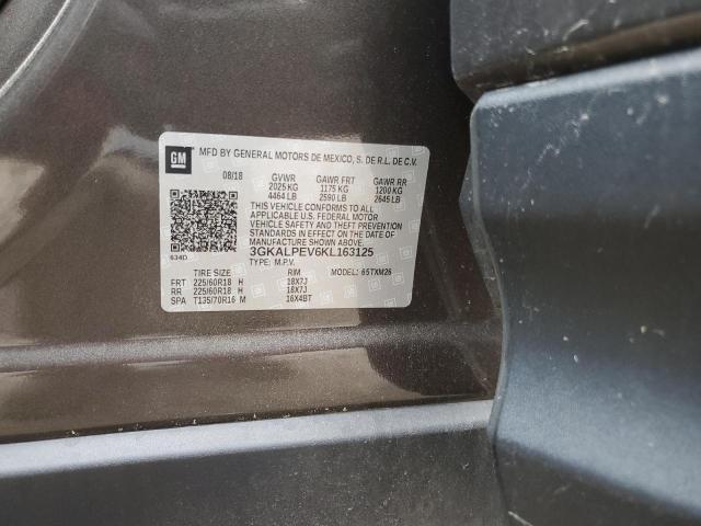 2019 GMC TERRAIN SL 3GKALPEV6KL163125