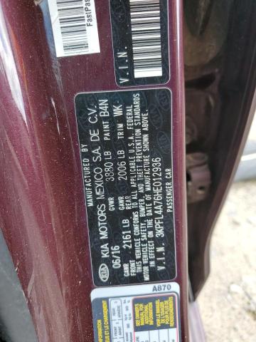 2017 KIA FORTE LX 3KPFL4A76HE012936
