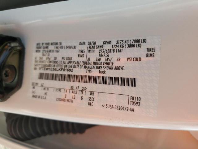 2020 FORD F150 - 1FTEW1E56LKF01692