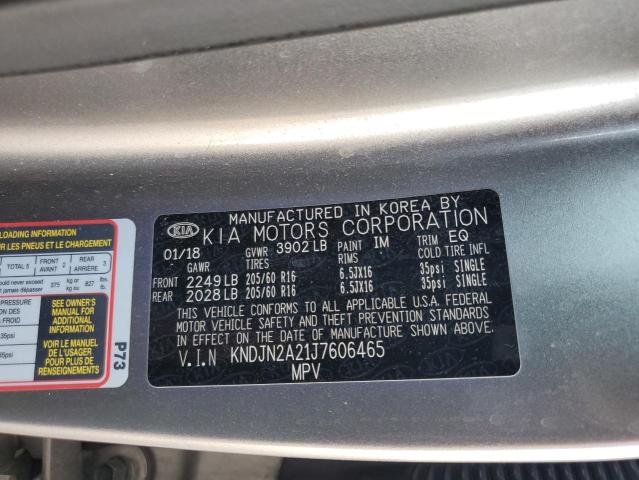 2018 KIA SOUL KNDJN2A21J7606465