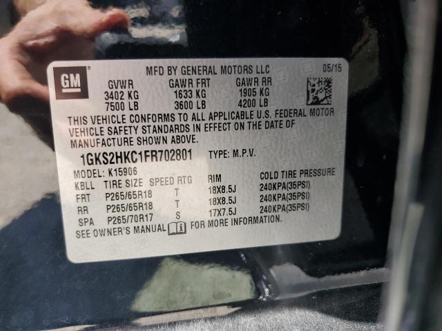 2015 GMC YUKON XL K - 1GKS2HKC1FR702801