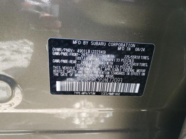 2025 SUBARU FORESTER L JF2SLDRC9SH472093