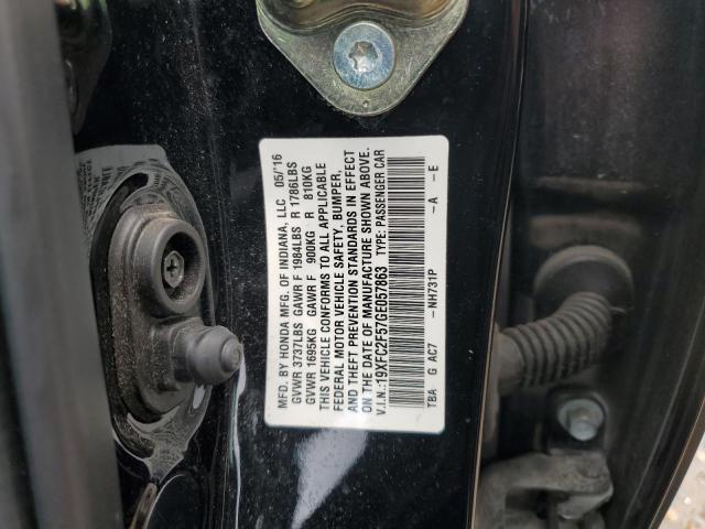 2016 HONDA CIVIC LX 19XFC2F57GE057863