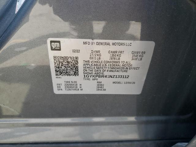 2022 CADILLAC XT6 LUXURY 1GYKPBR41NZ133112