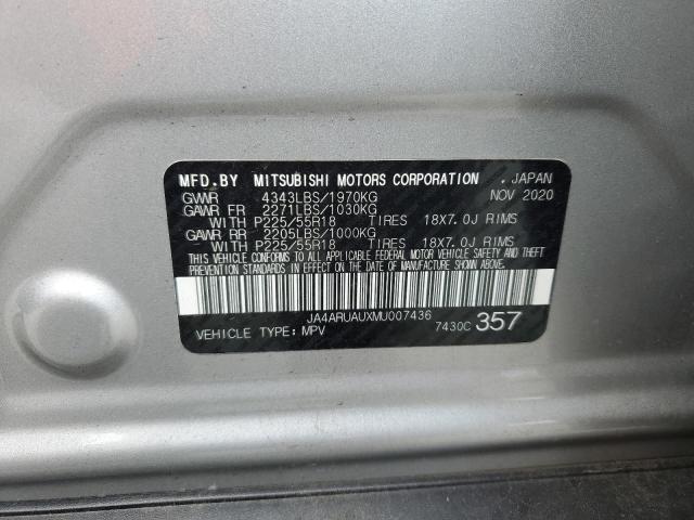 2021 MITSUBISHI OUTLANDER SPORT ES JA4ARUAUXMU007436