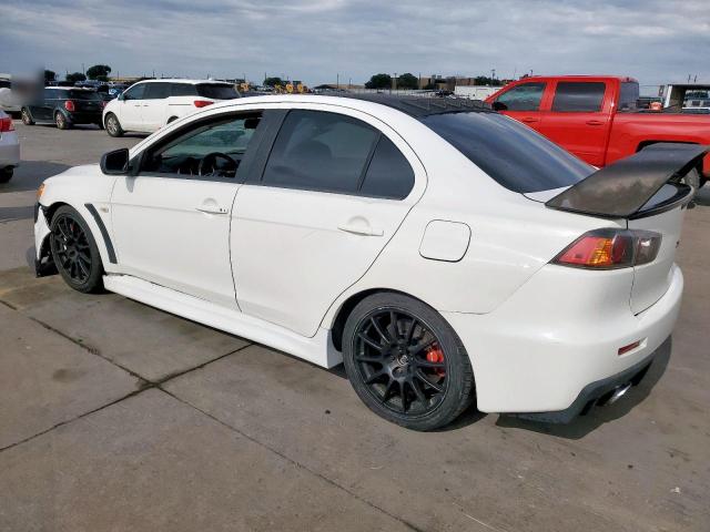 MITSUBISHI LANCER EVO 2011 white  gas JA32W8FV2BU012962 photo #3