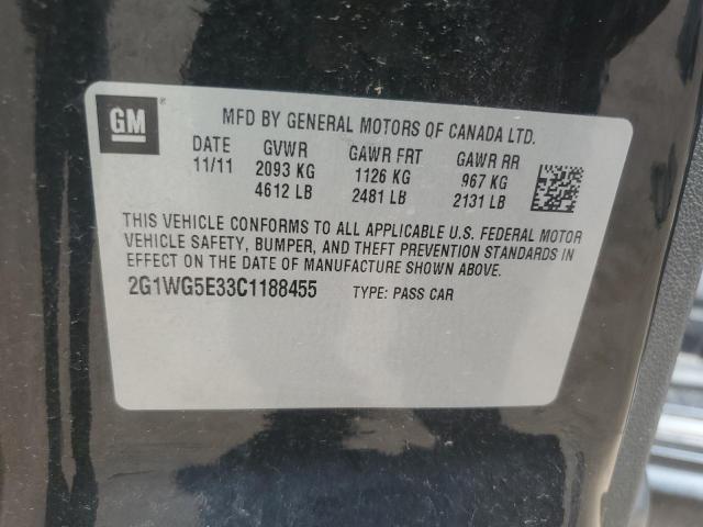 2012 CHEVROLET IMPALA LT - 2G1WG5E33C1188455