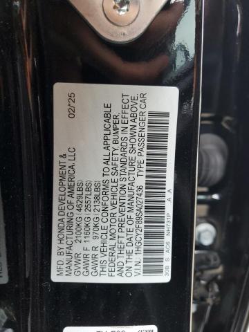 2025 HONDA ACCORD TOU 1HGCY2F89SA027436