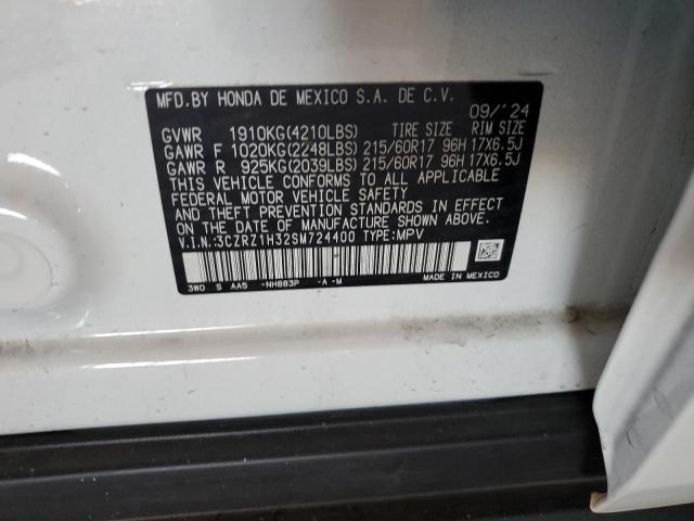 2025 HONDA HR-V LX 3CZRZ1H32SM724400