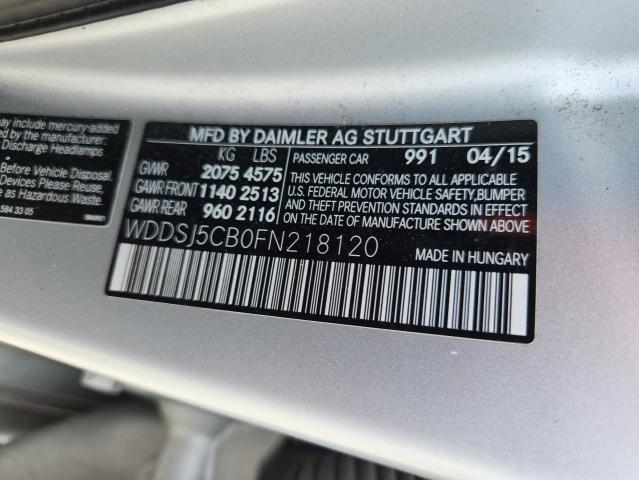 2015 MERCEDES-BENZ CLA 45 AMG WDDSJ5CB0FN218120