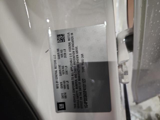 2015 BUICK VERANO 1G4PS5SKXF4101127