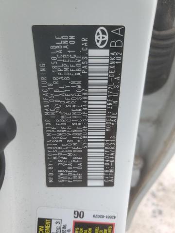 2018 TOYOTA COROLLA L - 5YFBURHE2JP844887