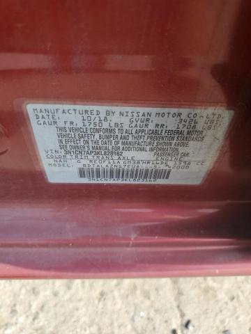 2019 NISSAN VERSA S 3N1CN7AP3KL823162