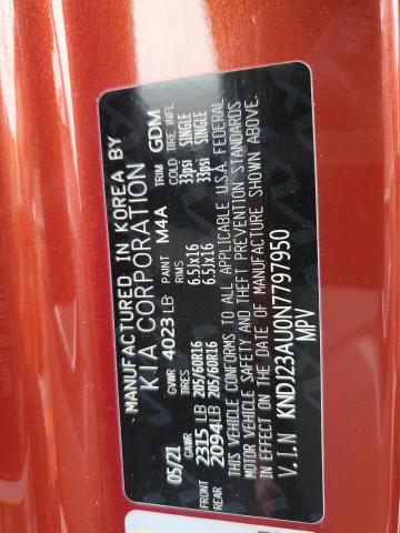 2022 KIA SOUL LX KNDJ23AU0N7797950