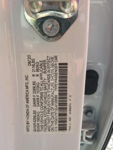 2020 HONDA ACCORD LX 1HGCV1F12LA129569