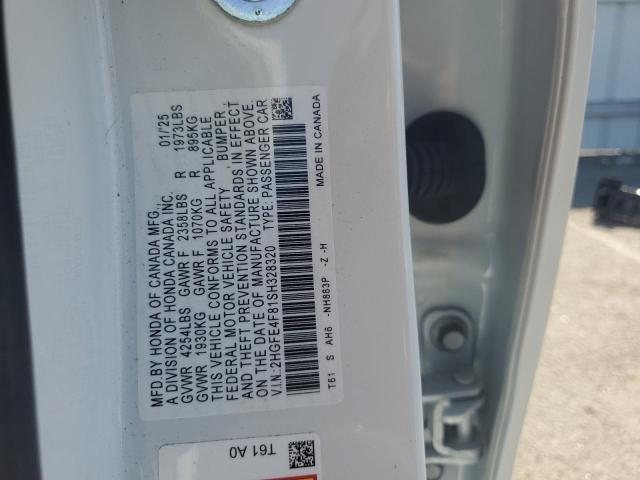 2025 HONDA CIVIC SPOR 2HGFE4F81SH328320