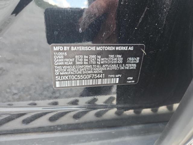 5uxkt0c55g0f75441 - 2016 Bmw X5 Xdr40e - #63481285