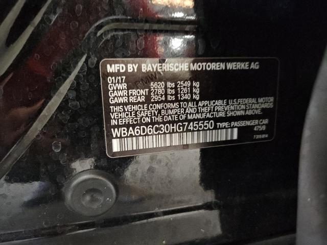 2017 BMW ALPINA B6 WBA6D6C30HG745550