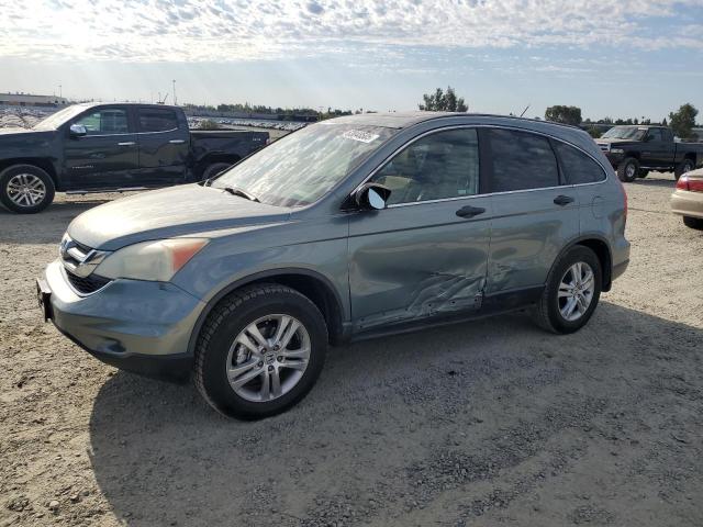 HONDA CR-V EX 2010 turquoise  gas 5J6RE4H56AL056051 photo #1