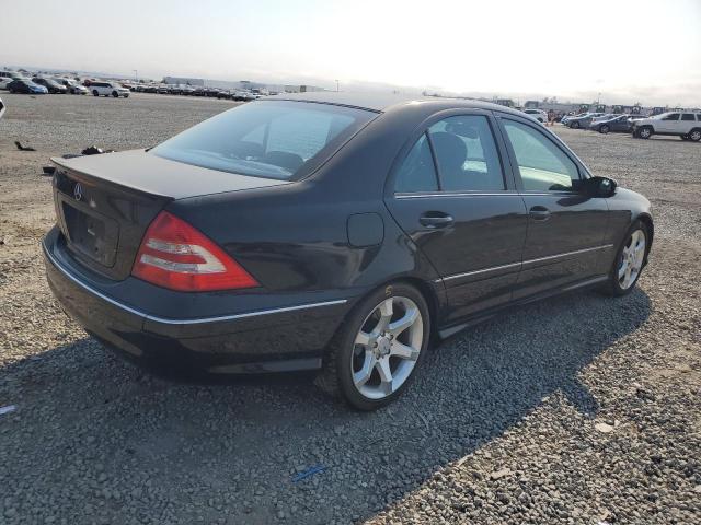 MERCEDES-BENZ C 230 2007 black  gas WDBRF52H67A931417 photo #4