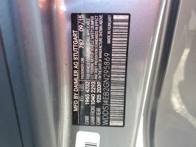 2016 MERCEDES-BENZ CLA 250 WDDSJ4EB2GN295869