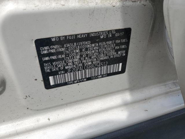 2017 SUBARU CROSSTREK JF2GPALC6H8254512