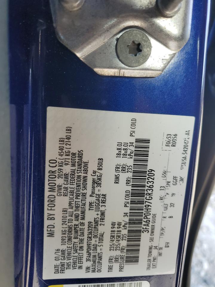 Ford Fusion se 2016