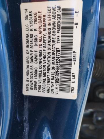 2014 HONDA CIVIC LX - 19XFB2F56EE247797