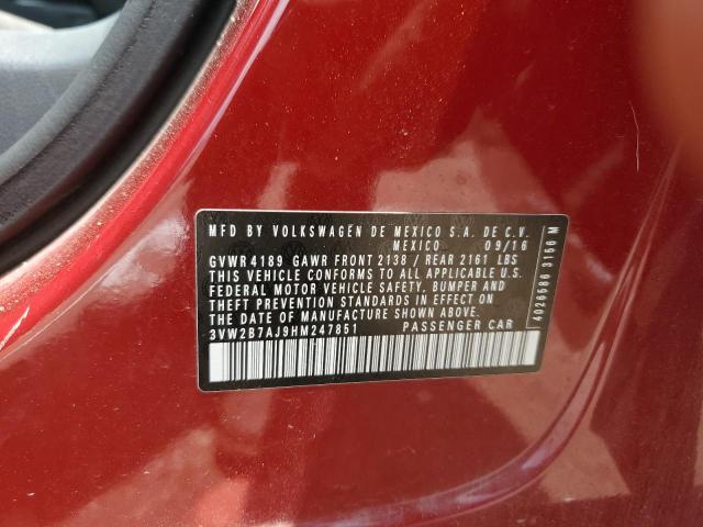 2017 VOLKSWAGEN JETTA S #3259837589