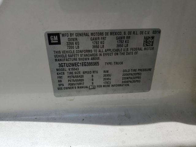 2014 GMC SIERRA K1500 DENALI - 3GTU2WEC1EG386965