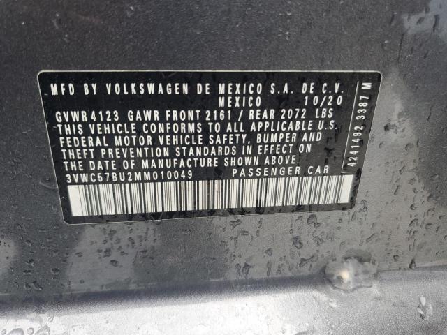 2021 VOLKSWAGEN JETTA S 3VWC57BU2MM010049