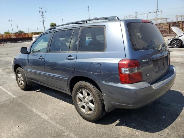 TOYOTA HIGHLANDER 2007 blue  gas JTEDP21A570128952 photo #3