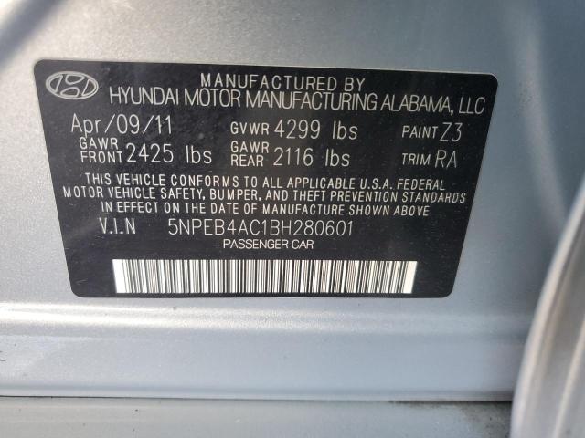 2011 HYUNDAI SONATA GLS - 5NPEB4AC1BH280601