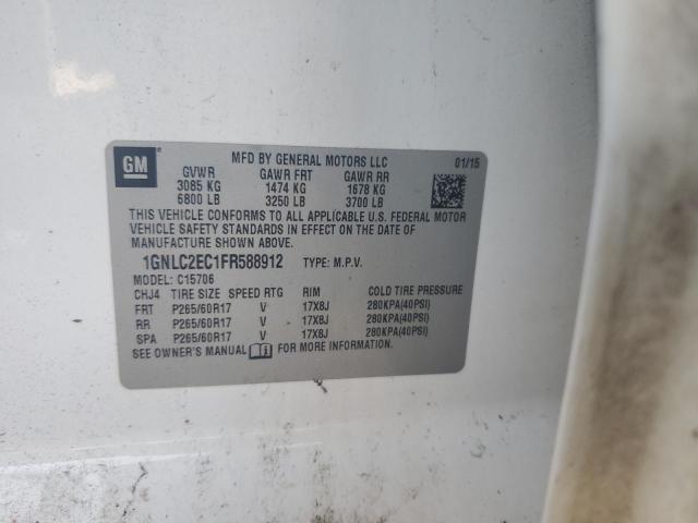 2015 CHEVROLET TAHOE POLI 1GNLC2EC1FR588912