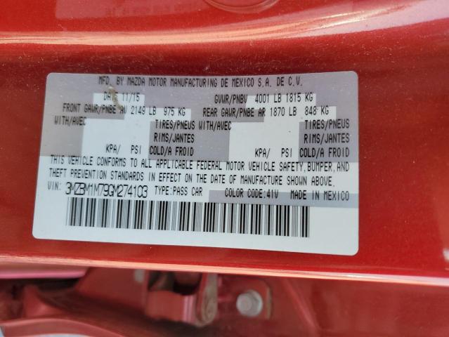 2016 MAZDA 3 TOURING - 3MZBM1M79GM274103