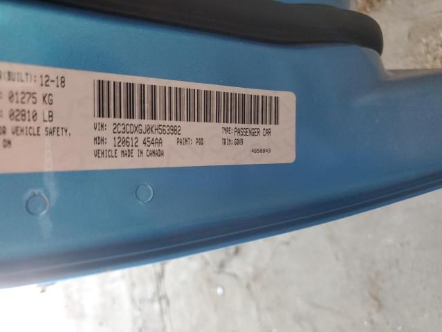 2019 DODGE CHARGER SC 2C3CDXGJ0KH563982